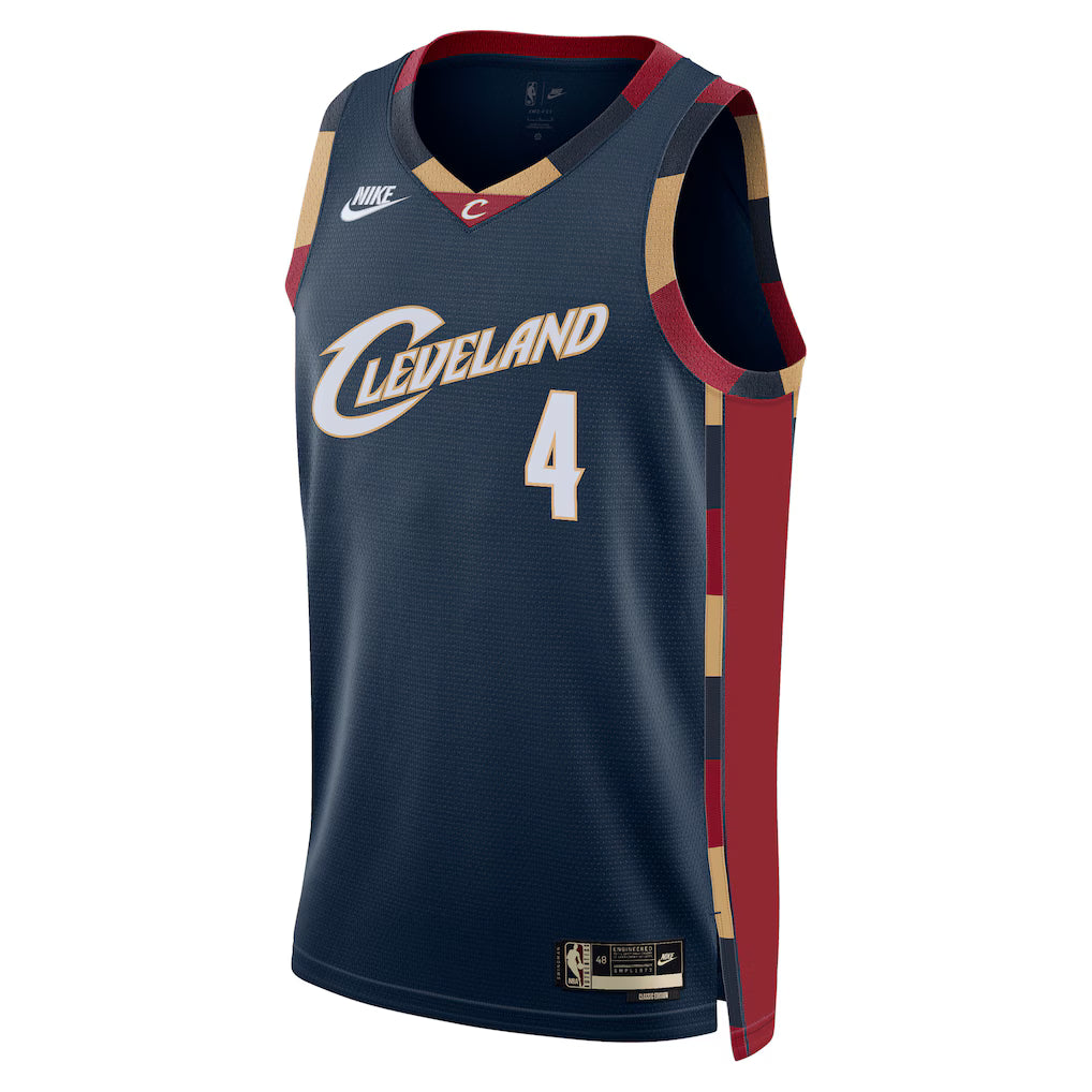 Cleveland Cavaliers Nike Classic Edition Jersey - Navy - Evan Mobley - Unisex